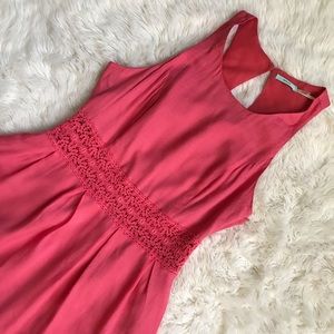 LAST CHANCE!! Urban Outfitters Coral Pink Fit and Flare Dress